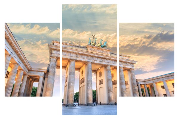 Kép - Brandenburgi kapu, Berlin, Németország (90x60 cm)
