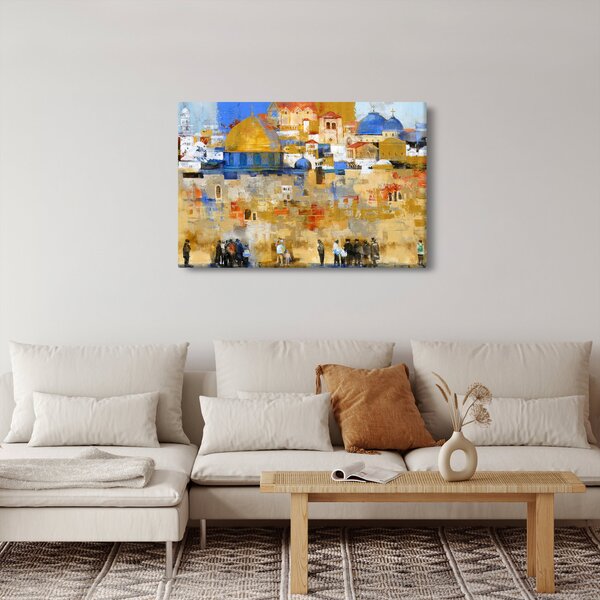 Kép - siratófal, Jerusalem, Israel (90x60 cm)