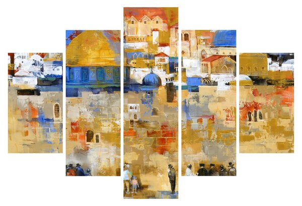 Kép - siratófal, Jerusalem, Israel (150x105 cm)