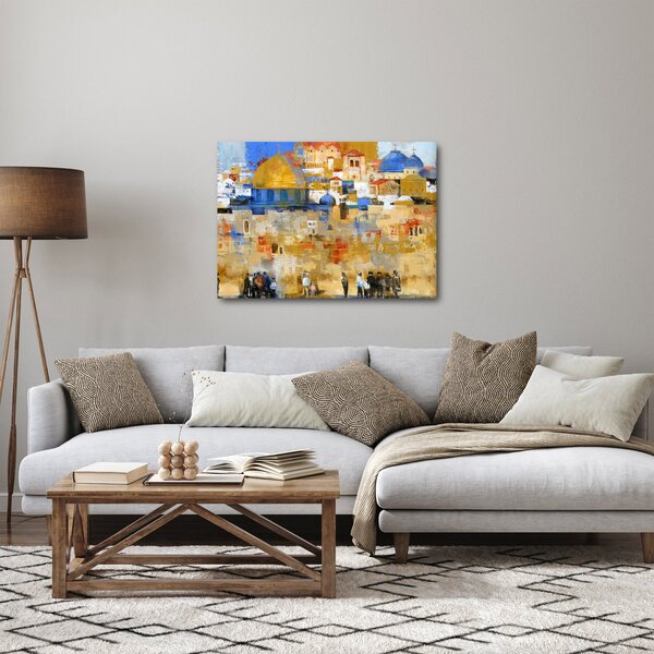Kép - siratófal, Jerusalem, Israel (70x50 cm)