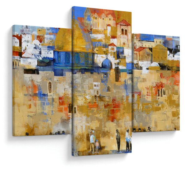 Kép - siratófal, Jerusalem, Israel (90x60 cm)