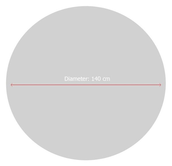 Szőnyeg, 140 cm, többszínű - NOIR DESIR