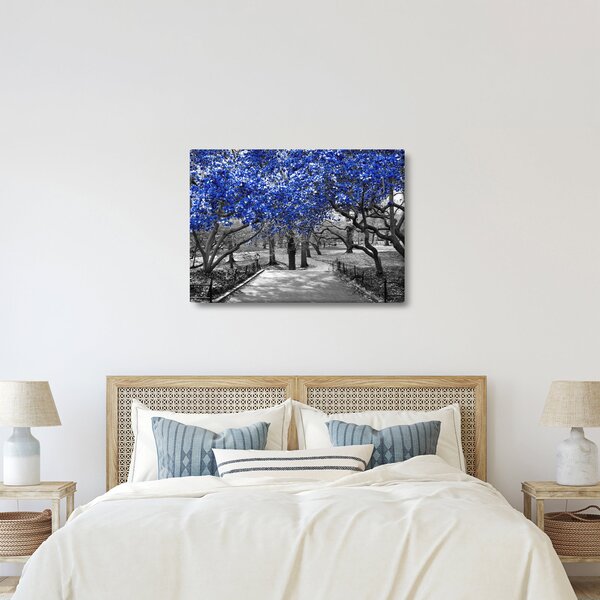 Kép - Kék fák, Central Park, New York (70x50 cm)