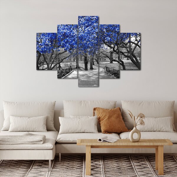 Kép - Kék fák, Central Park, New York (150x105 cm)