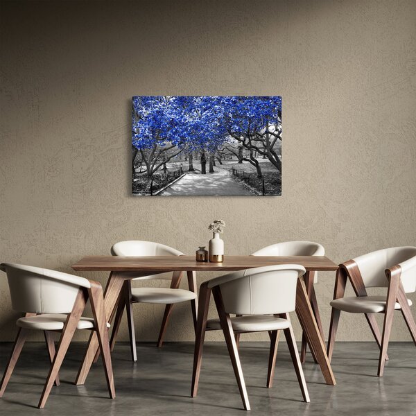Kép - Kék fák, Central Park, New York (90x60 cm)