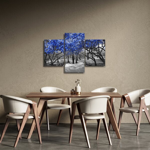 Kép - Kék fák, Central Park, New York (90x60 cm)