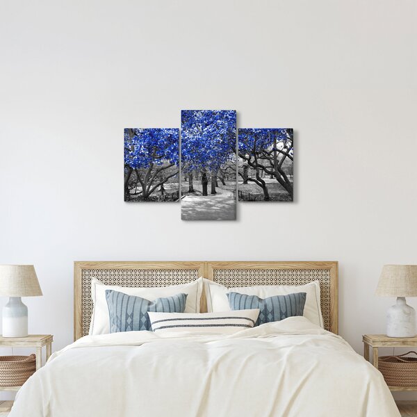 Kép - Kék fák, Central Park, New York (90x60 cm)