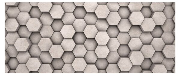 Kép - Hatszögek beton kivitelben (120x50 cm)