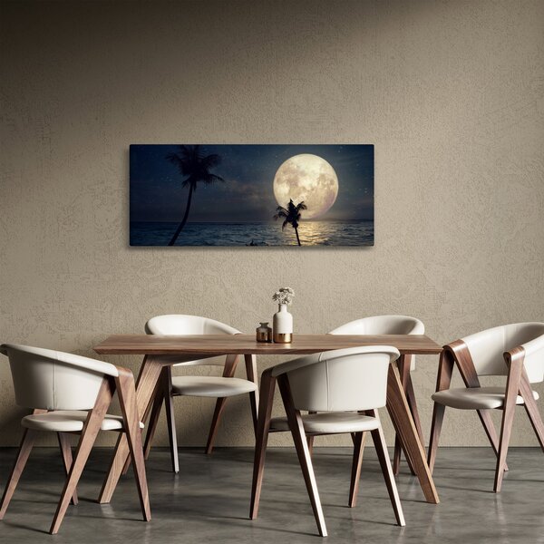 Kép - Strand telihold alatt (120x50 cm)