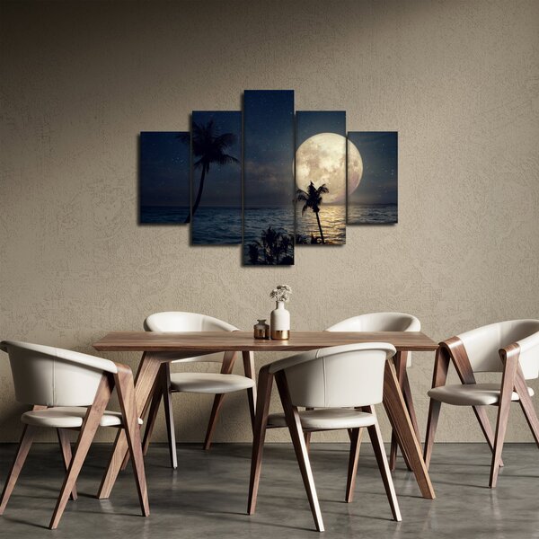 Kép - Strand telihold alatt (150x105 cm)