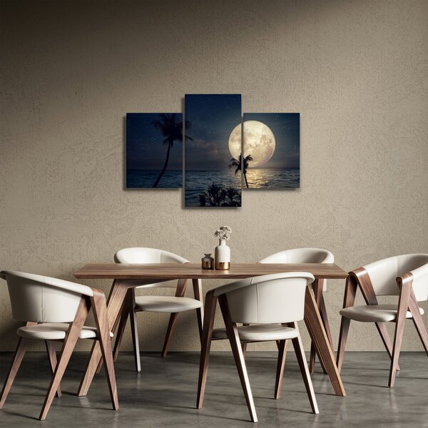 Kép - Strand telihold alatt (90x60 cm)