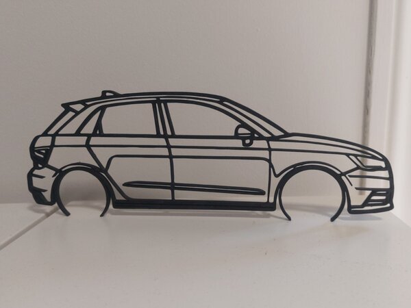 Audi A1 faldekoráció