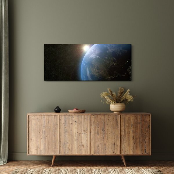 A táj képe az űrből (120x50 cm)