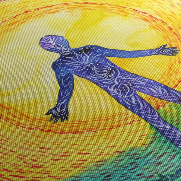 Kép - A lélek ereje (órával) (90x30 cm)
