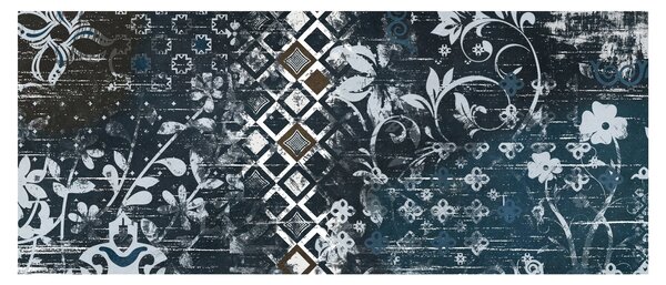 Kép virágos dekorációval (120x50 cm)