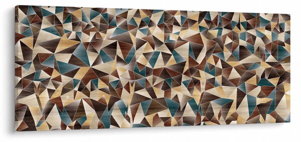 A háromszögek képe (120x50 cm)