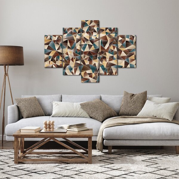 A háromszögek képe (150x105 cm)