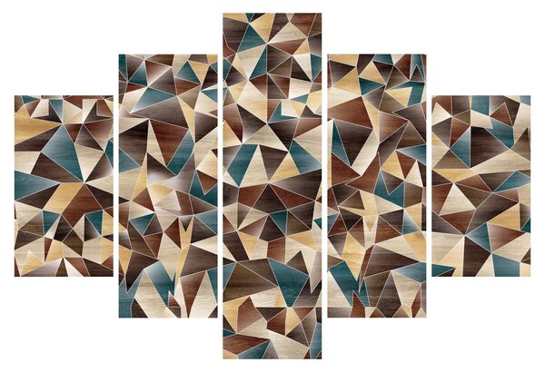 A háromszögek képe (150x105 cm)