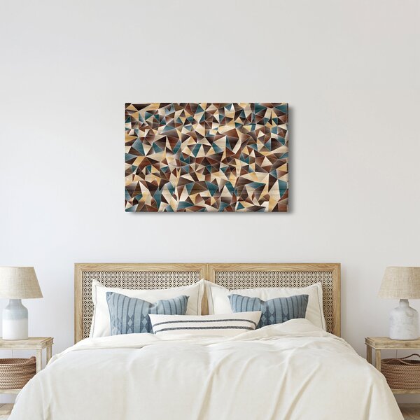 A háromszögek képe (90x60 cm)