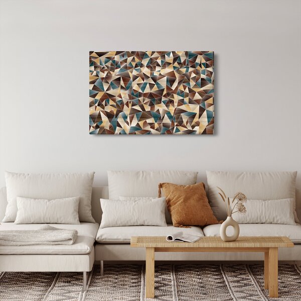 A háromszögek képe (90x60 cm)