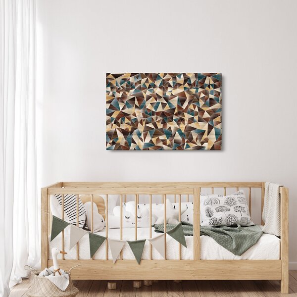 A háromszögek képe (90x60 cm)