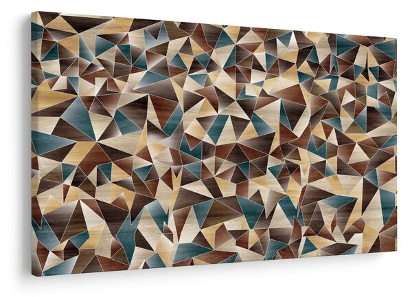 A háromszögek képe (90x60 cm)