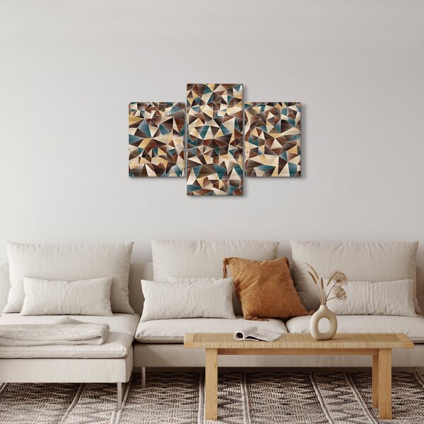A háromszögek képe (90x60 cm)