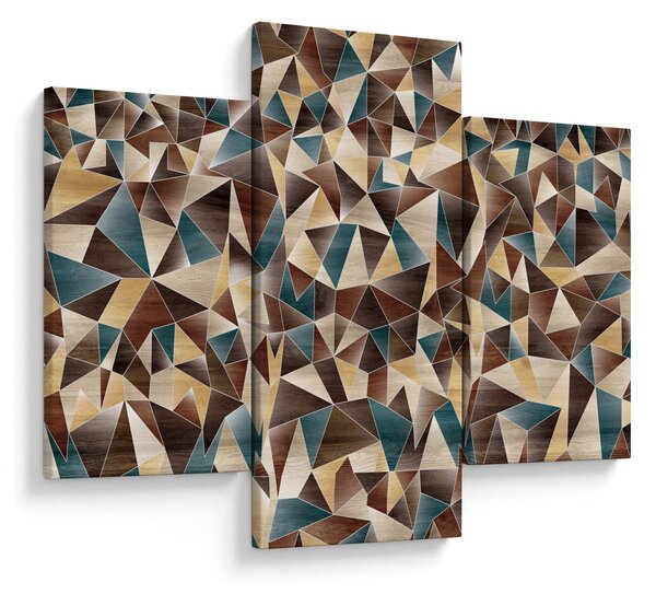 A háromszögek képe (90x60 cm)