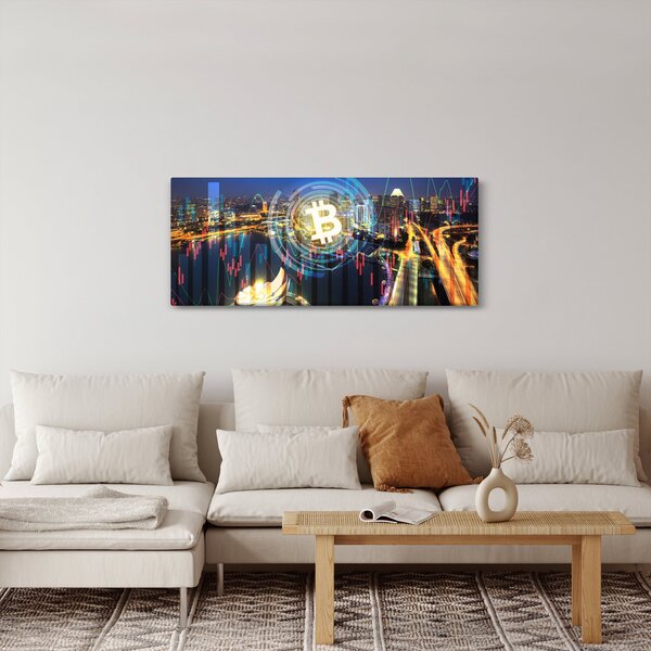 Kép - A befektetések városa (120x50 cm)