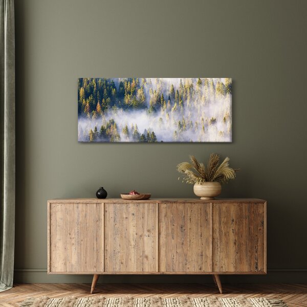 Fák képe a ködben (120x50 cm)
