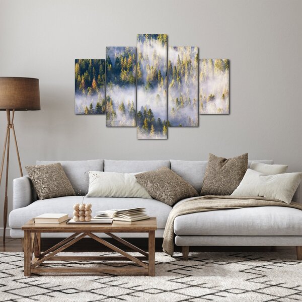 Fák képe a ködben (150x105 cm)
