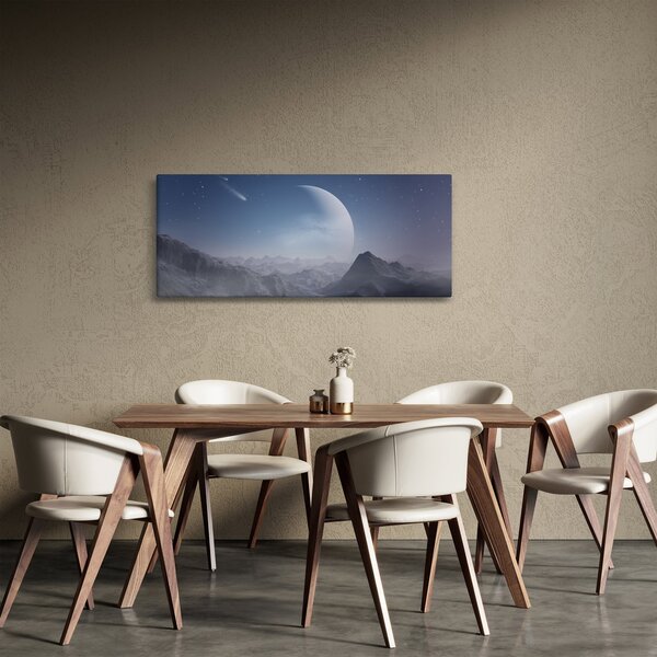 Kép - Ég a a sziklák felett (120x50 cm)