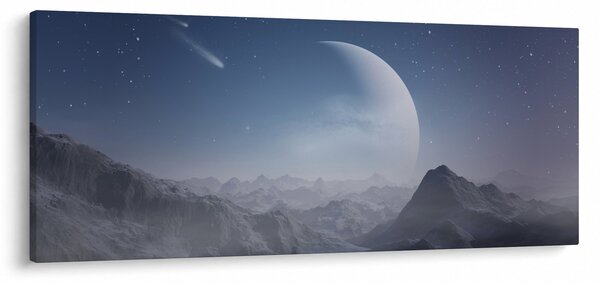 Kép - Ég a a sziklák felett (120x50 cm)