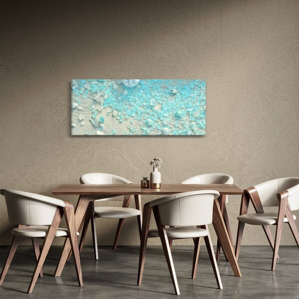 Kép - Tengerparti hangulat türkiz árnyalatokban (120x50 cm)