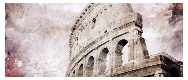 Kép - Colosseum, Róma, Olaszország (120x50 cm)