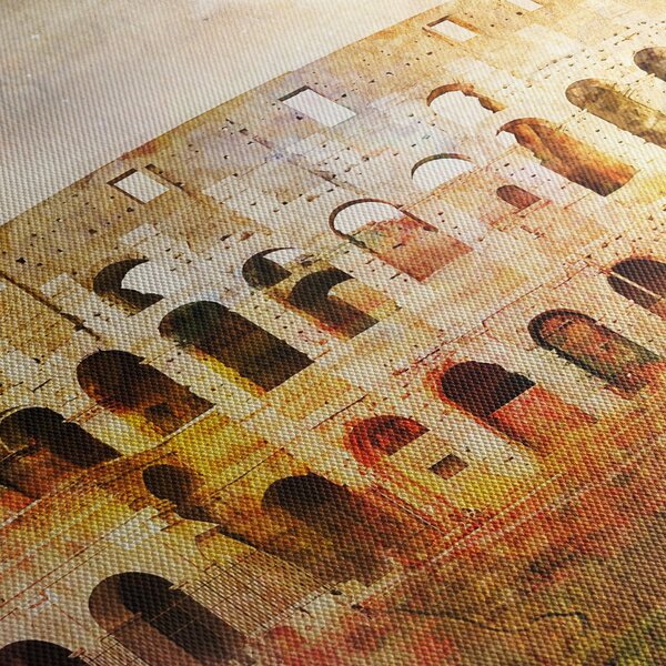 Kép - Digitális festészet, Colosseum, Róma, Olaszország (150x105 cm)