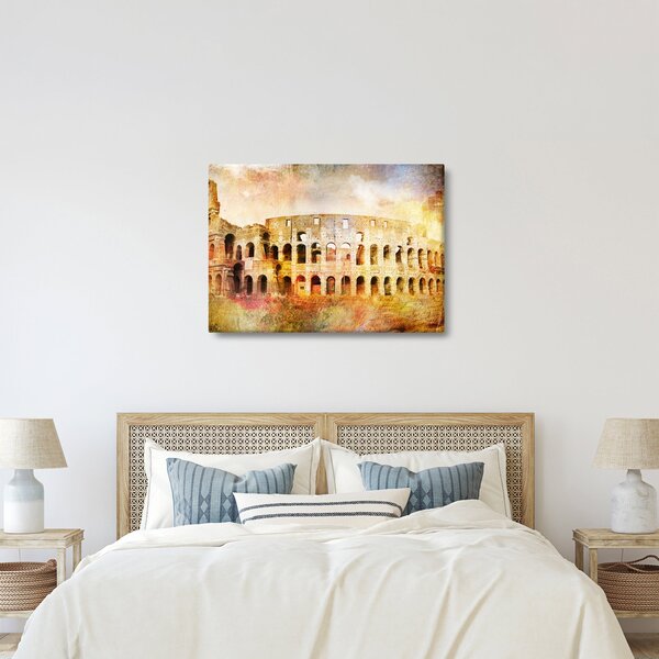 Kép - Digitális festészet, Colosseum, Róma, Olaszország (70x50 cm)