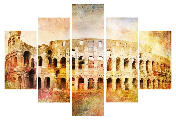 Kép - Digitális festészet, Colosseum, Róma, Olaszország (150x105 cm)