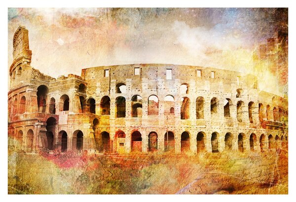 Kép - Digitális festészet, Colosseum, Róma, Olaszország (90x60 cm)