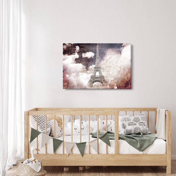Kép - Eiffel-torony, Párizs, Franciaország (90x60 cm)