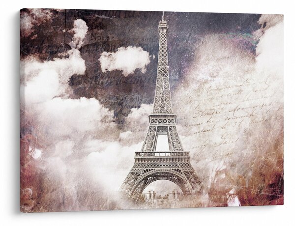 Kép - Eiffel-torony, Párizs, Franciaország (70x50 cm)