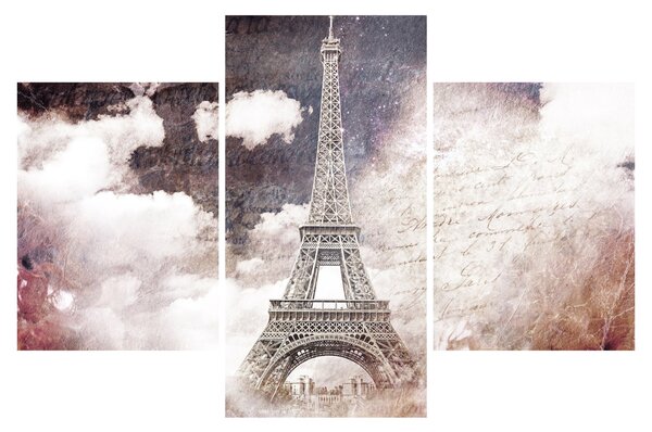 Kép - Eiffel-torony, Párizs, Franciaország (90x60 cm)