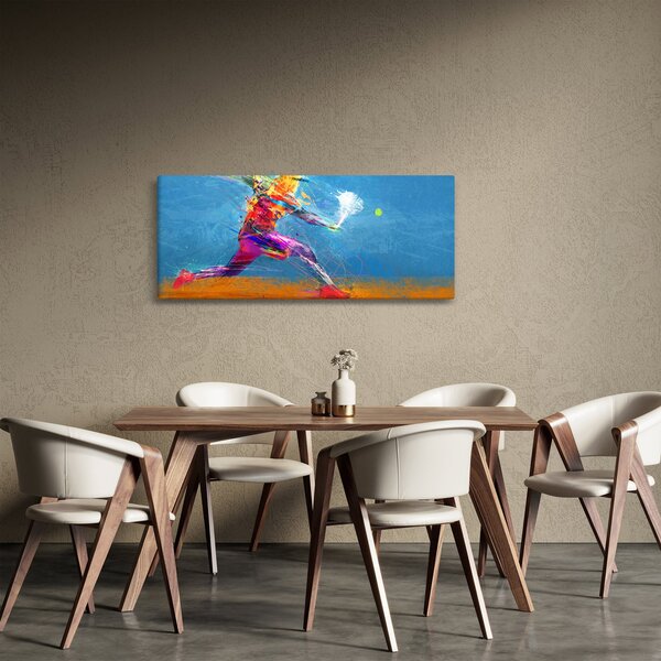 Kép - Festett teniszező (120x50 cm)