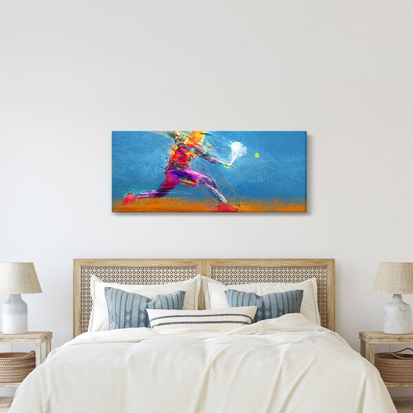 Kép - Festett teniszező (120x50 cm)