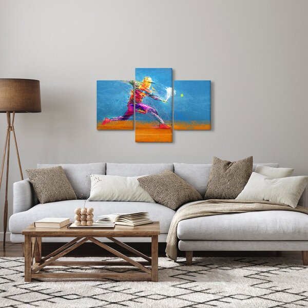 Kép - Festett teniszező (90x60 cm)