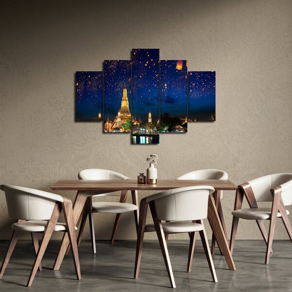 Kép - A boldogság lámpásai, Bangkok (150x105 cm)