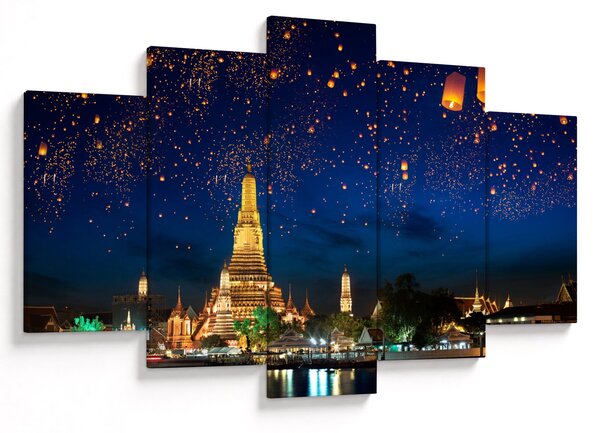 Kép - A boldogság lámpásai, Bangkok (150x105 cm)