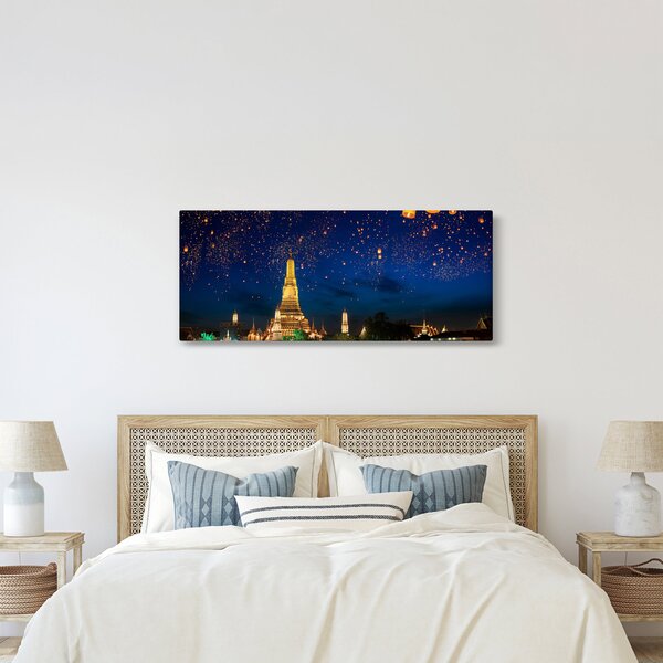 Kép - A boldogság lámpásai, Bangkok (120x50 cm)