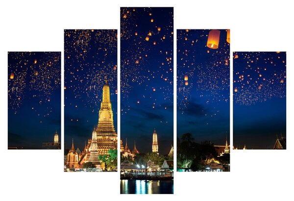 Kép - A boldogság lámpásai, Bangkok (150x105 cm)