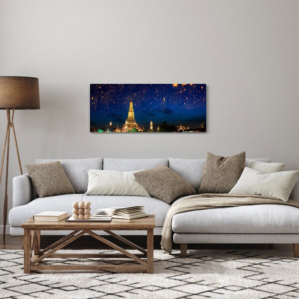 Kép - A boldogság lámpásai, Bangkok (120x50 cm)